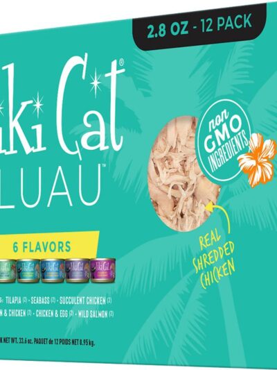Tiki Pets Cat Luau Emma Variety Pack 2.8oz. (Case of 12)