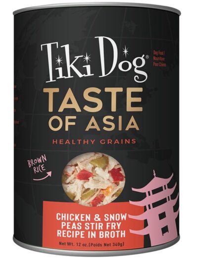 Tiki Pet Dog Gourment Asian Chicken 12oz. (Case of 8)