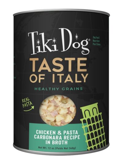 Tiki Pet Dog Gourment Italian Chicken 12oz. (Case of 8)