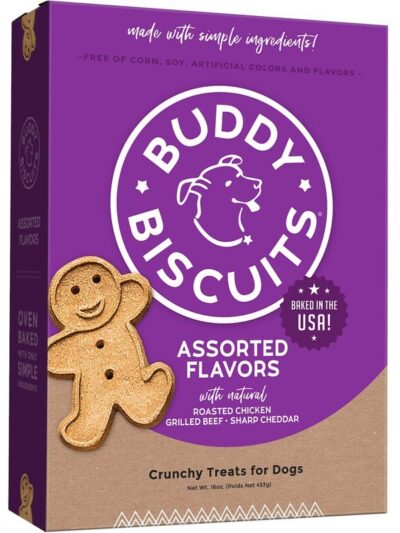 Buddy Biscuits Dog Crunchy Assorted 16oz.