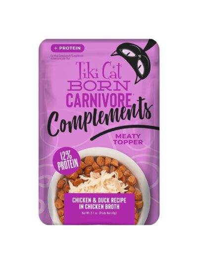 Tiki Pet Cat Complements Chicken & Duck 2.1Oz (12 per unit)