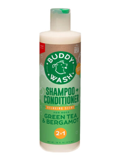 Cloud Star Buddy Wash Relaxing Green Tea and Bergamot Dog Shampoo and Conditioner; 16oz. Bottle