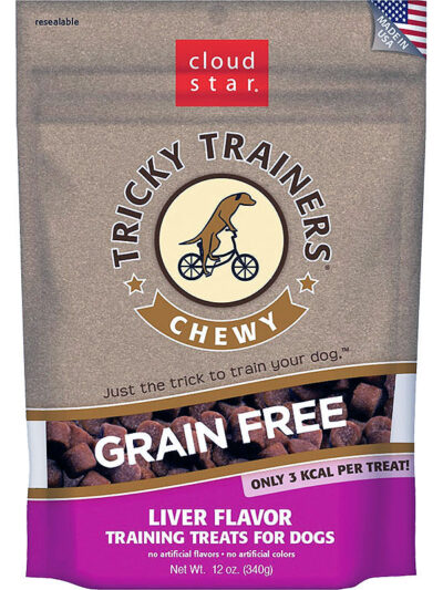 Cloud Star Dog Tricky Trainer Grain Free Chewy Liver 12oz.