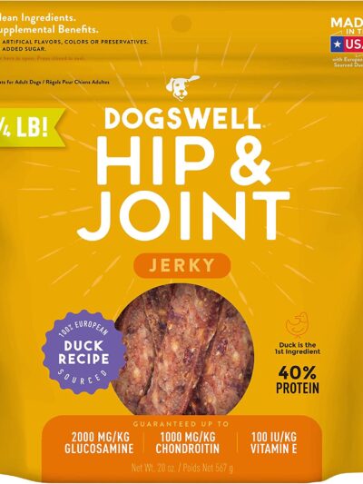 Dogswell Hip & Joint Grain-Free Jerky Dog Treat Regular Duck 1ea/20 oz