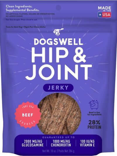 Dogswell Hip & Joint Grain-Free Jerky Dog Treat Regular Beef 1ea/10 oz