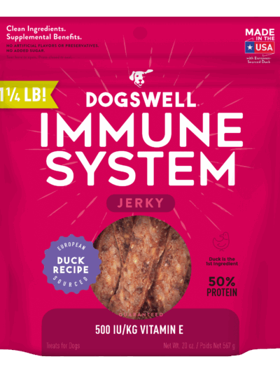 Dogswell Immunity & Defense Grain-free Jerky Dog Treat Regular Duck 1ea/20 oz