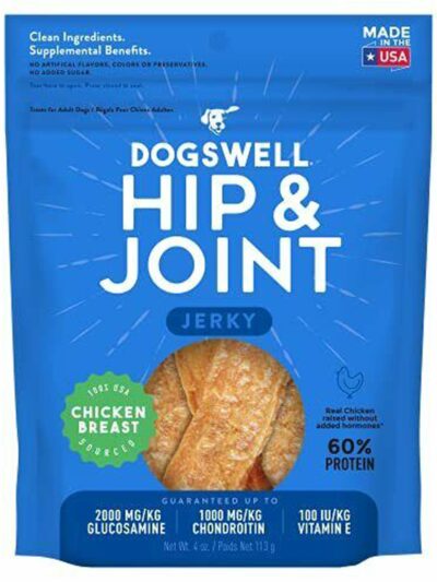 Dogswell Hip & Joint Grain-Free Jerky Dog Treat Regular Chicken 1ea/4 oz