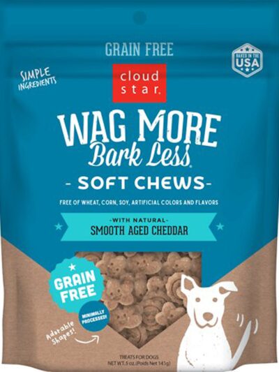Cloudstar WAGMORE DOG GRAIN FREE SOFT and CHEWY CHEDDAR 5OZ