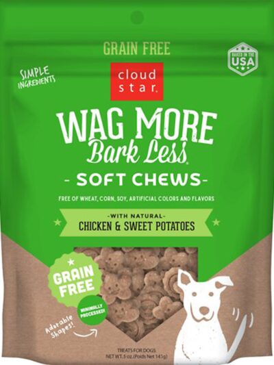 Cloudstar WAGMORE DOG GRAIN FREE SOFT and CHEWY CHICKEN 5OZ
