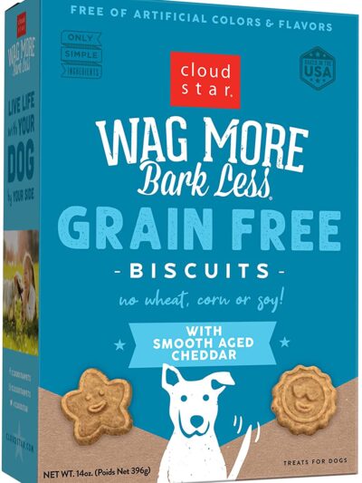 Cloudstar WAGMORE DOG GRAIN FREE BAKED CHEDDAR 14OZ