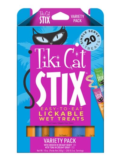 Tiki Pets Cat Stix .5oz. 20 Count Variety Pack