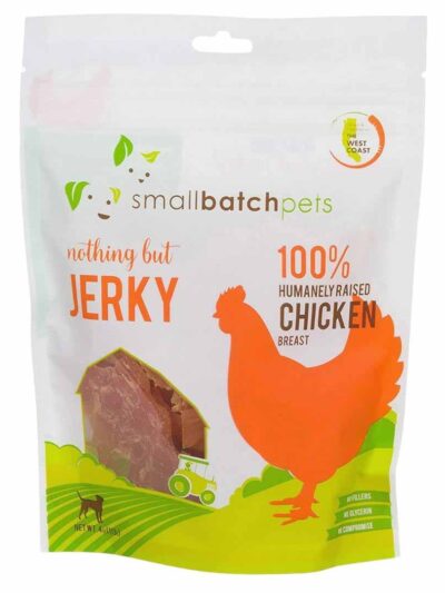 Small Batch Dehydrated Chicken Jerky 4oz.