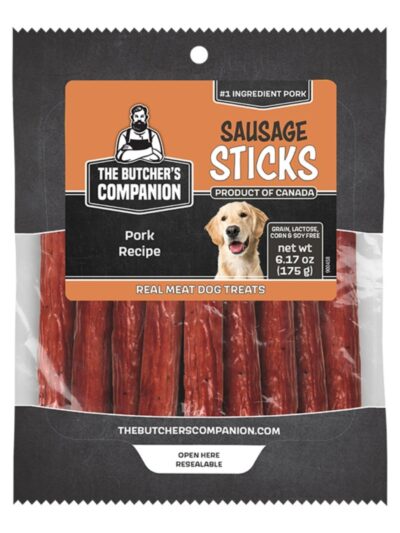Butcher's Companion Dog Pork Sausage Sticks 6.17oz.