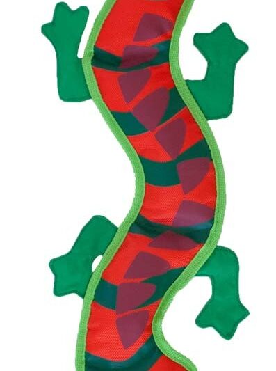 Outward Hound Invincibles Dog Toy Fire Biterz Lizard Multi-Color 1ea/XL