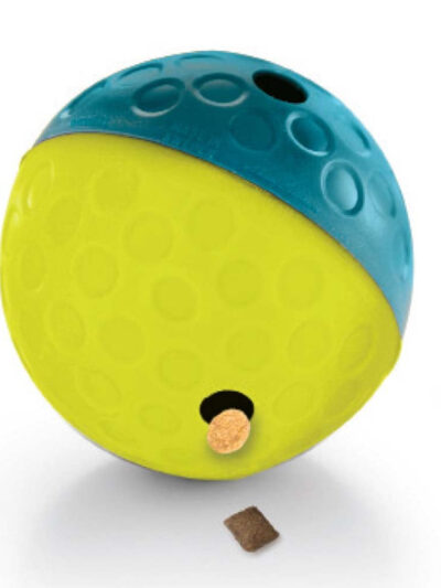 Nina Ottosson Treat Tumble Dog Toy Blue/Yellow 1ea/SM