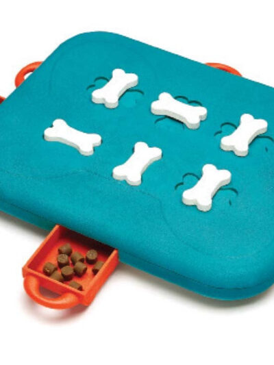 Nina Ottosson Casino Interactive Dog Toy Blue 1ea/LG