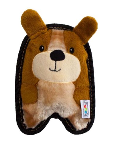 Outward Hound Invincibles Puppy Dog Toy Brown 1ea/XS