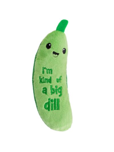 Petstages Crunchy Pickle Kicker Dental Health Catnip Toy One Size (2 pack)
