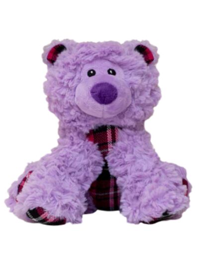 Snugarooz Bella The Bear Purple/Plaid 11in.