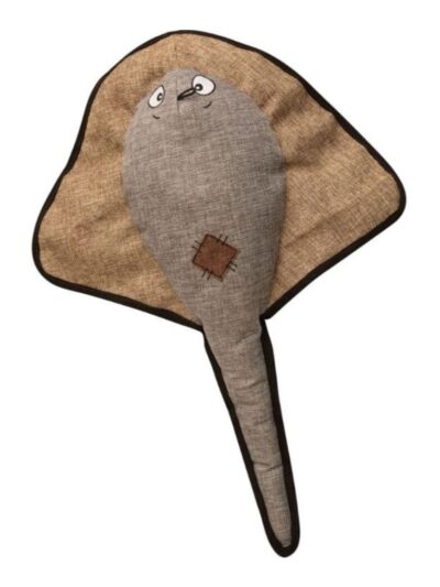 Snugarooz Sally The Stingray with Rubber Spikey Ball Gray 21in.
