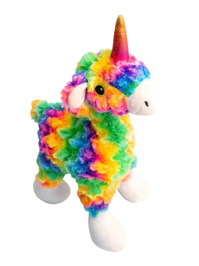 Snugarooz Llama Mia Rainbow 10in.