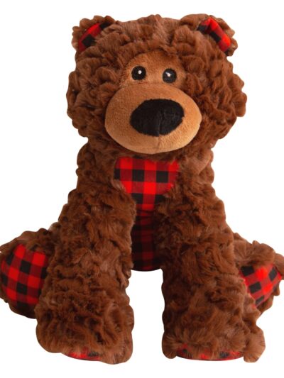 Snugarooz Benny The Bear Brown/Plaid 8in.