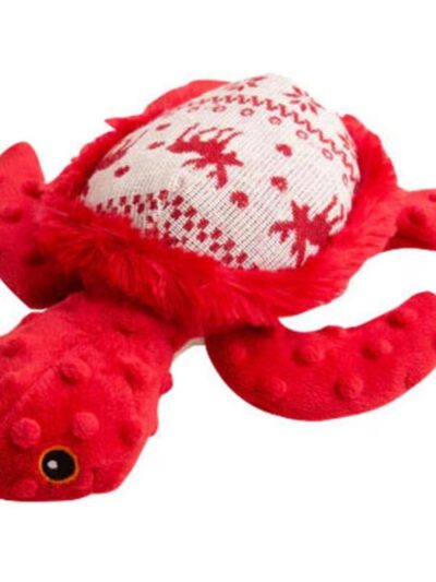 Snugarooz Holiday Merry The Turtle (Ugly Sweater) Red 10in.