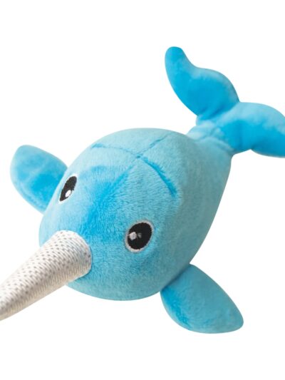Snugarooz Baby Nikki The Narwhal Blue 7in.