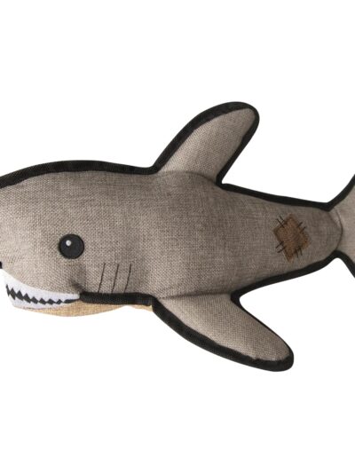 Snugarooz Saul The Shark with Rubber Spikey Ball Gray 19in.