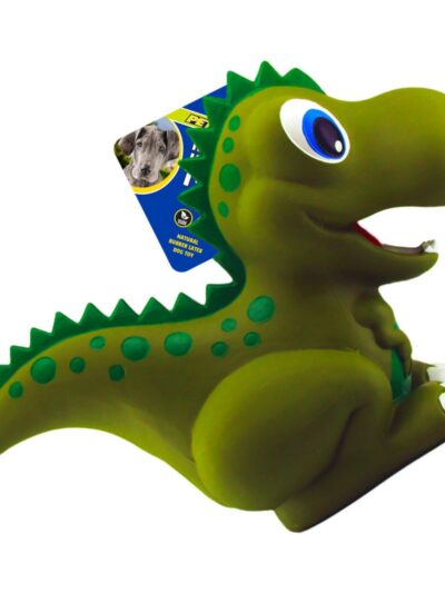 Petsport USA NaturFlex Dinosaur Latex Dog Toy TRex, 1ea/12 in, Jumbo