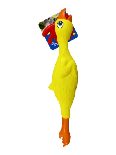 Petsport USA NaturFlex Natural Latex Rubber Dog Toy Chicken, 1ea/12 in, Large