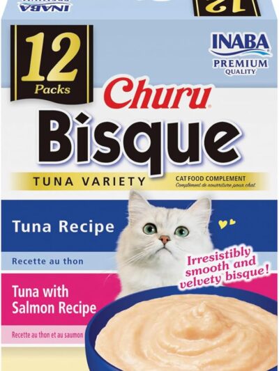 Inaba Churu Bisque Variety Pack Tuna 16.8oz. 12 Pk