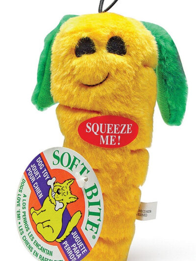 Aspen Carrot with Squeakers Plush Dog Toy 1ea/MD
