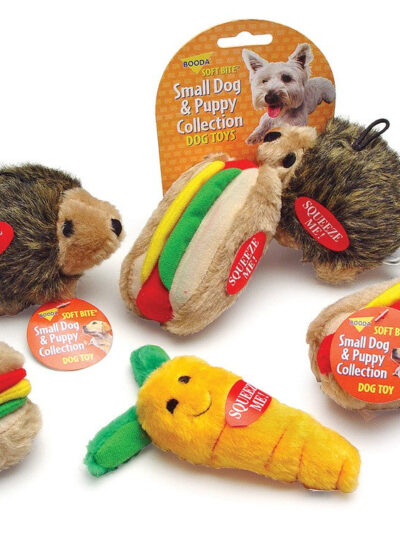 Aspen Hamburger with Squeakers Small Dog & Puppy Toy Multi-Color 1ea/SM