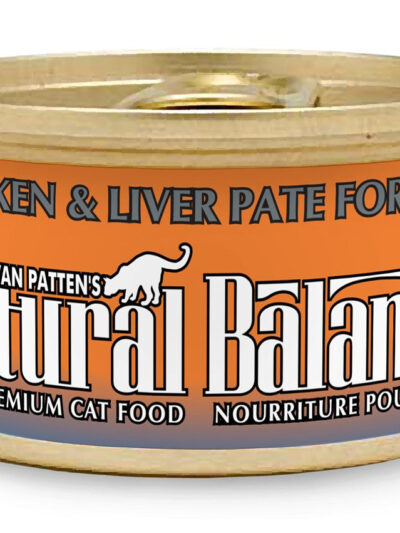 Natural Balance Pet Foods Ultra Premium Wet Cat Food Chicken & Liver Pate 24ea/3 oz