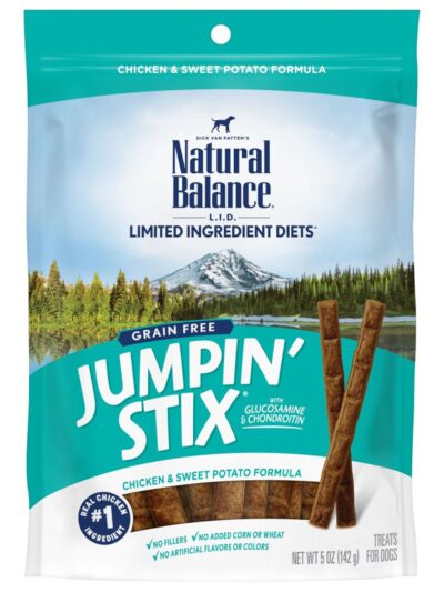 Natural Balance Pet Foods Rewards Jumpin' Stix Soft & Meaty Dog Treats Standard Chicken 1ea/5 oz