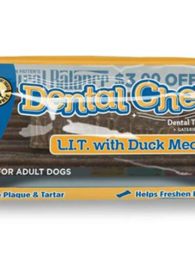Natural Balance Pet Foods L.I.D Grain Free Dental Chews Duck 1ea/13 oz, 22 ct, SM