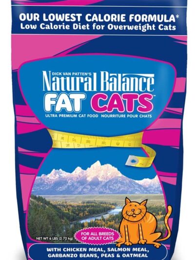Natural Balance Pet Foods Targeted Nutrition Fat Cats Low Calorie Dry Cat Food Chicken & Salmon 1ea/6 lb
