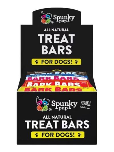 Spunky Pup Bark Bars Display Box PDQ Assorted