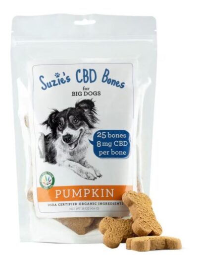 Suzie's CBD Bones For Big Dogs Pumpkin 16oz.-8mg