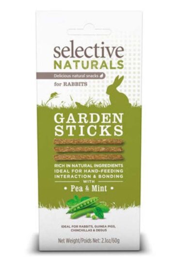 Science Selective Garden Sticks w/ Pea & Mint for Rabbits 4ea/2.1 oz.