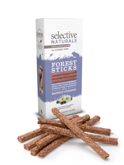 Science Selective Forest Sticks w/ Blackberry & Chamomile for Guinea Pigs 4ea/2.1 oz.