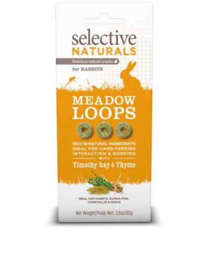 Science Selective Meadow Loops w/ Timothy Hay & Thyme Rabbit Treats 4ea/2.8 oz.