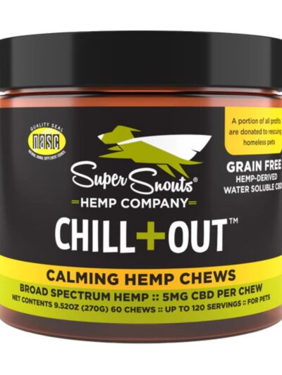 Super Snouts Dog Grain Free Broad Spectrum Chew Chill Out 60 Count
