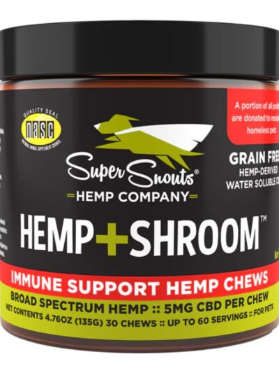 Super Snouts Dog Broad Chew Shroom 30 Count