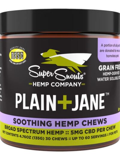 Super Snouts Dog Broad Chew Plain Jane 30 Count