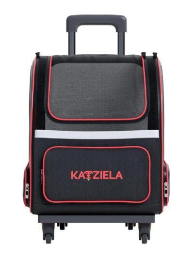 Katziela Hybrid Adventurer Backpack Wheels Black/Red