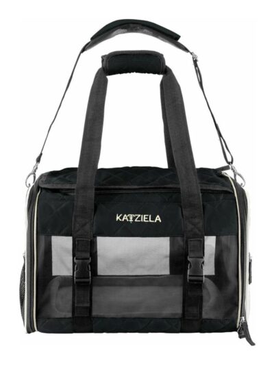 Katziela Quilted Companion Carrier Black Small