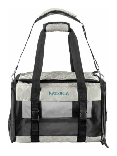 Katziela Quilted Companion Carrier Gray Large