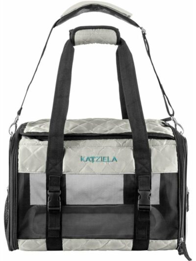 Katziela Quilted Companion Carrier Gray Medium
